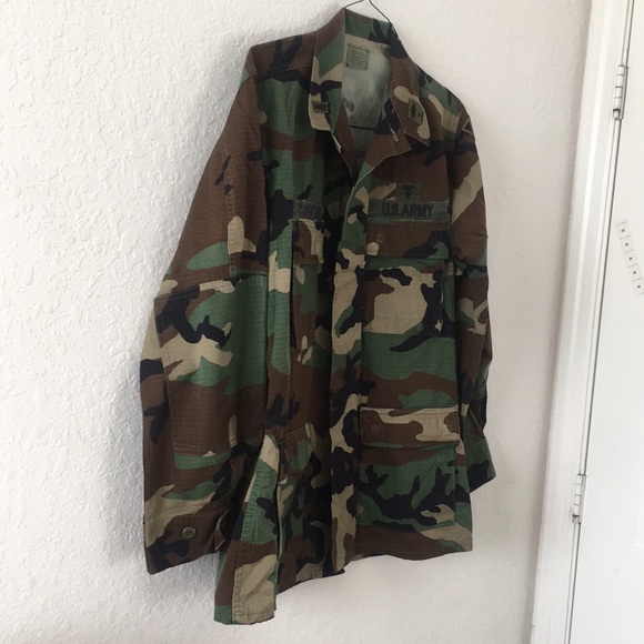Men U.S. ARMY JACKET SIZE MEDIUM LONG - Picture 4 of 8